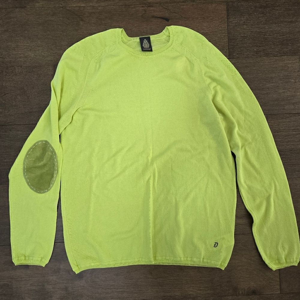Dondup Neon Yellow Crewneck Sweater